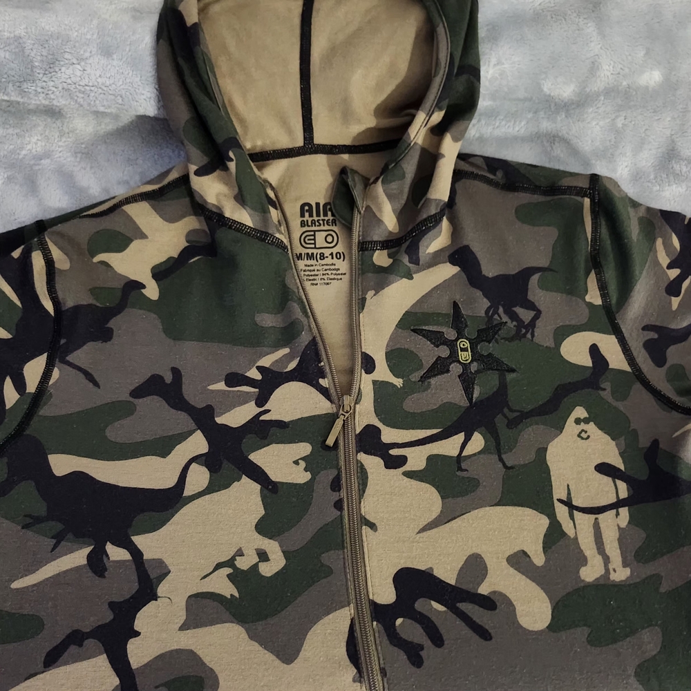 Airblaster Youth Ninja Suit – OG Dinoflage Camo | Size M (8–10)